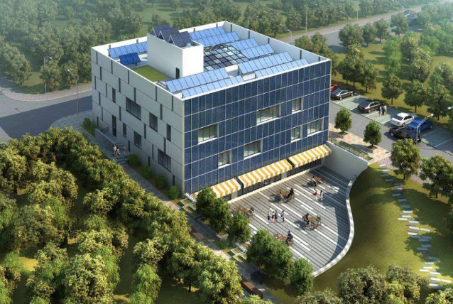 凯发k8省首个近零能耗建筑在新区竣工